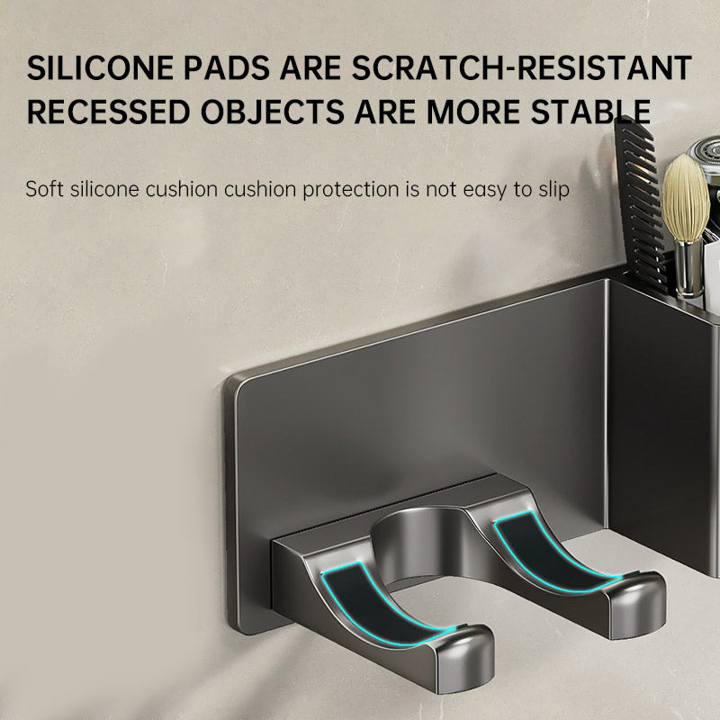 Non Punching Bathroom Hair Dryer Rack Storage Rack Wall Mounted Air Duct Rack Electric Hair Dryer Storage Rack