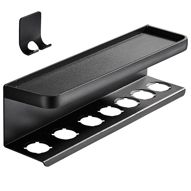 Wall-Mounted Hair Dryer Holder – No Drill Bathroom Organizer